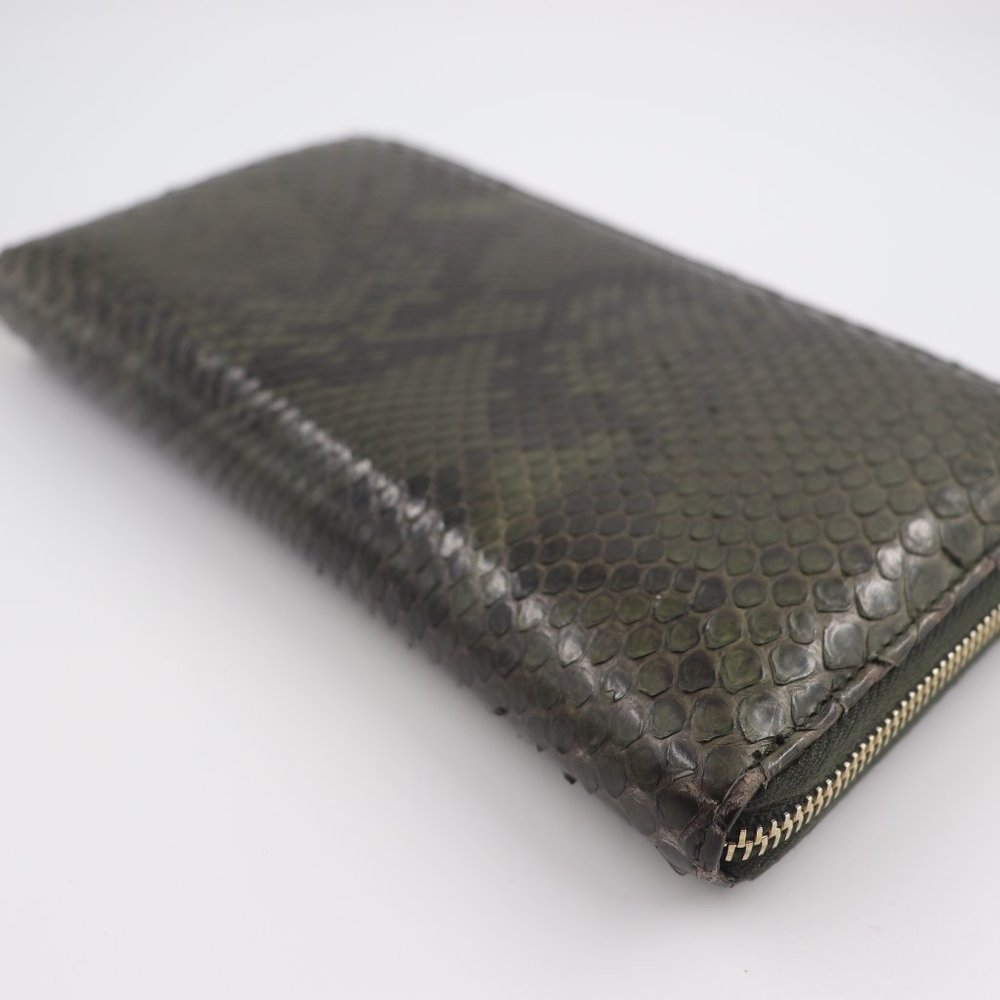 Gucci Python Leather Wallet - image 4